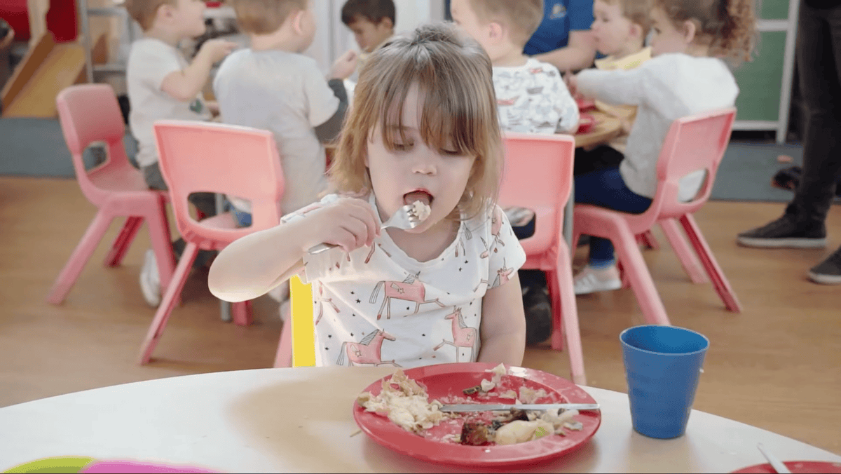 A child supported by Vitamin Angels