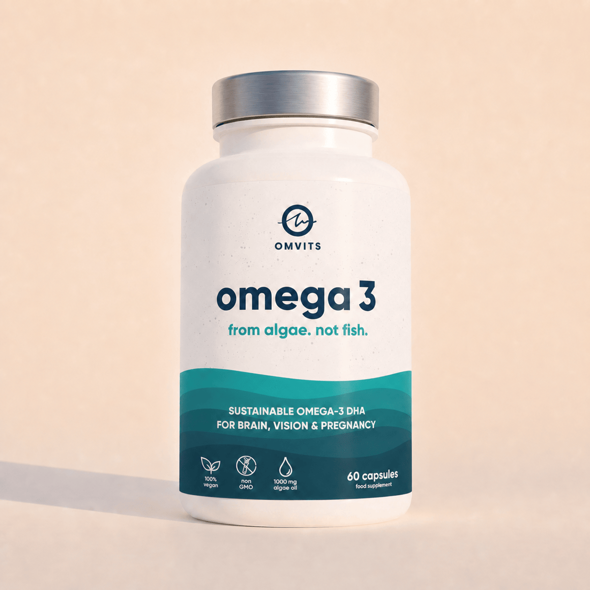 Vegan Omega 3 DHA - Algae Oil Capsules