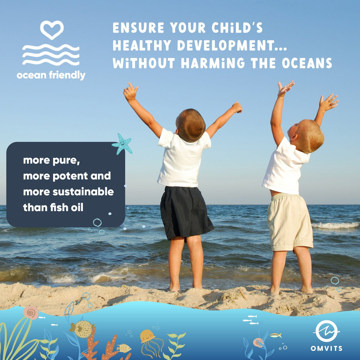 Kids Vegan Omega-3 Drops  -  Omvits