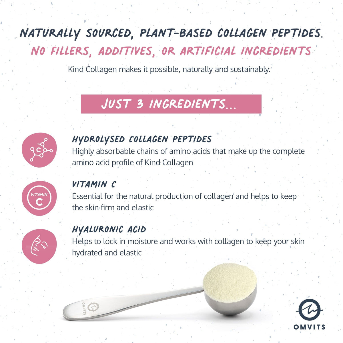 Kind Collagen with Hyaluronic Acid & Vitamin C  -  Omvits