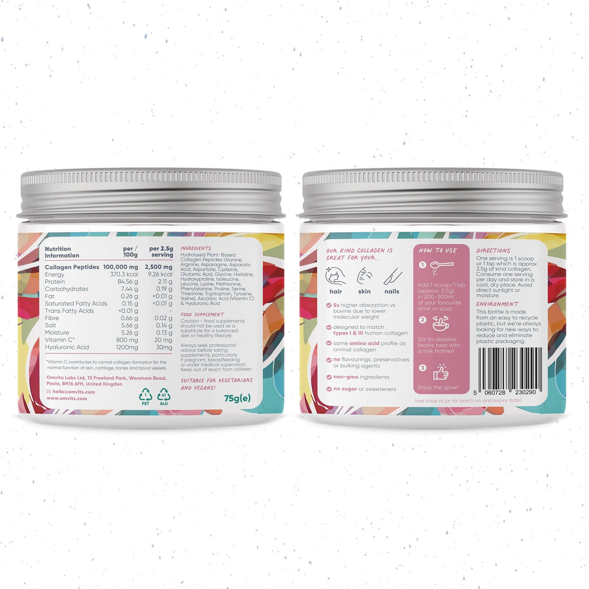 Kind Collagen with Hyaluronic Acid & Vitamin C  -  Omvits