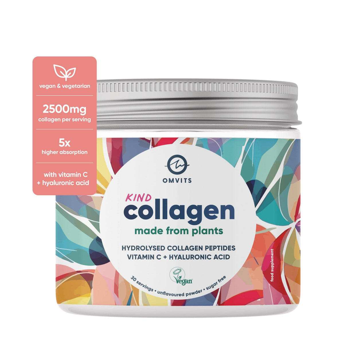 75g (Light Dose) Kind Collagen with Hyaluronic Acid & Vitamin C  -  Omvits