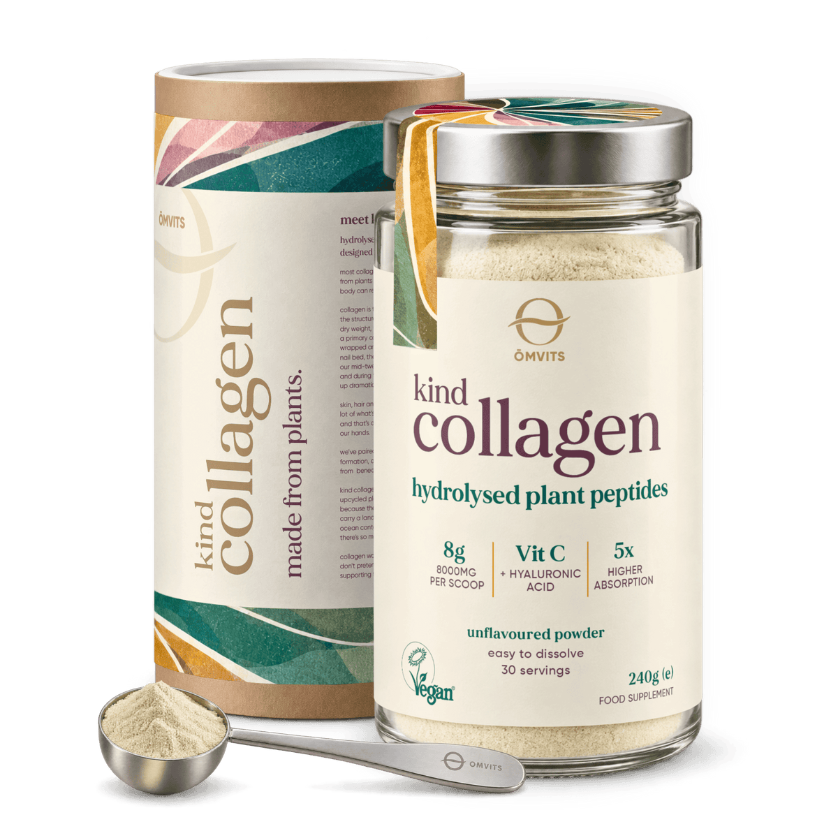 Kind Collagen with Hyaluronic Acid & Vitamin C (Vegan)  -  Omvits