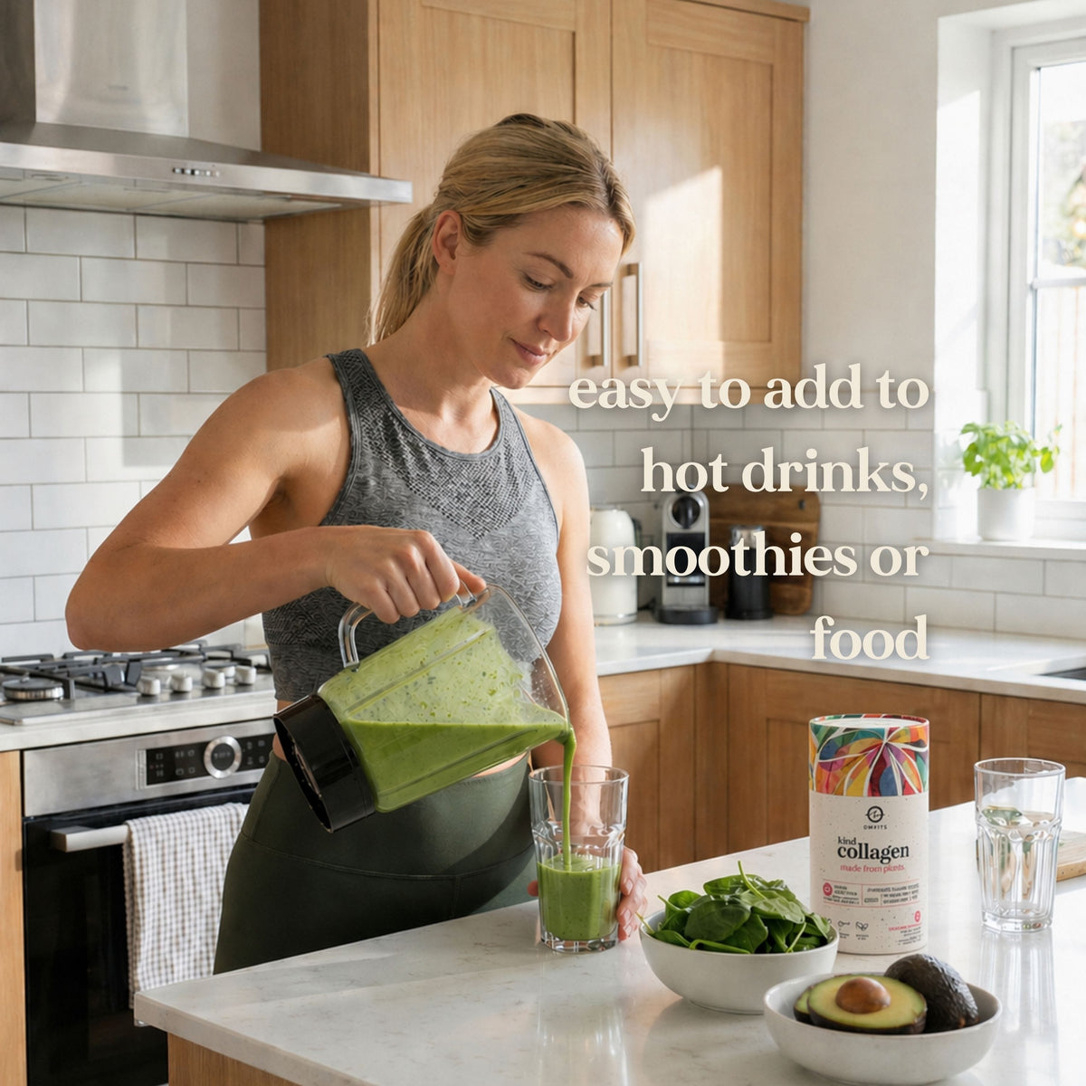 Kind Collagen with Hyaluronic Acid & Vitamin C (Vegan)  -  Omvits