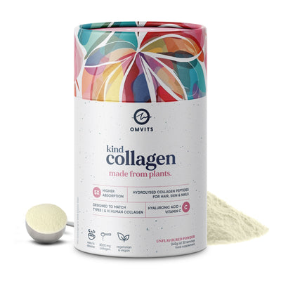 Kind Collagen with Hyaluronic Acid & Vitamin C (Vegan)  -  Omvits