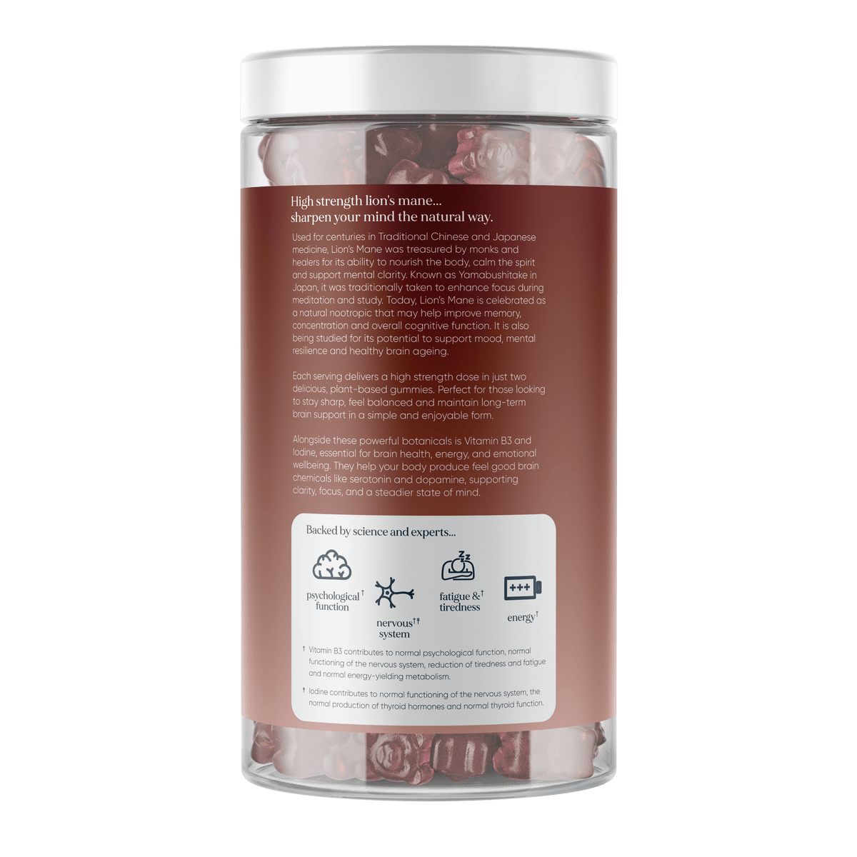 Lion’s Mane High Strength Gummies  -  Omvits