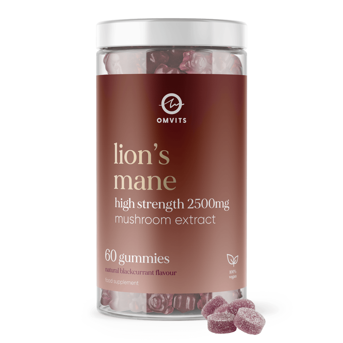 Lion’s Mane High Strength Gummies  -  Omvits