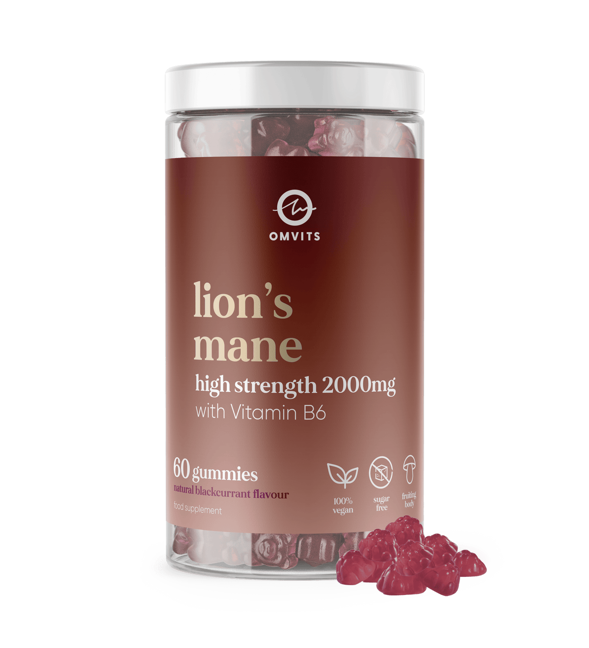 Lion’s Mane High Strength Gummies  -  Omvits