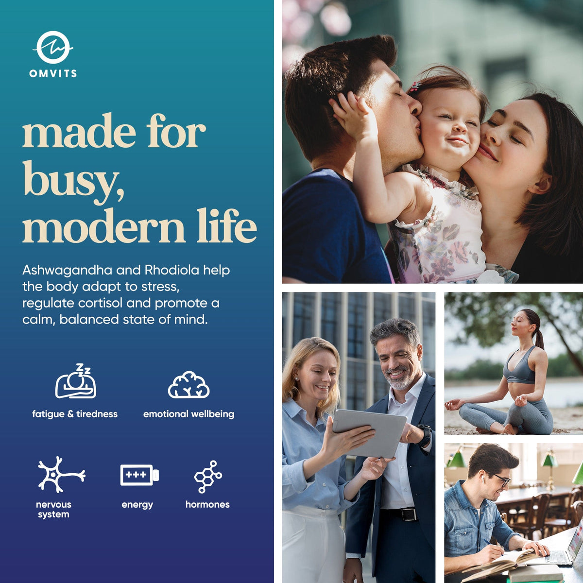 Mood Balance & Support Gummies  -  Omvits