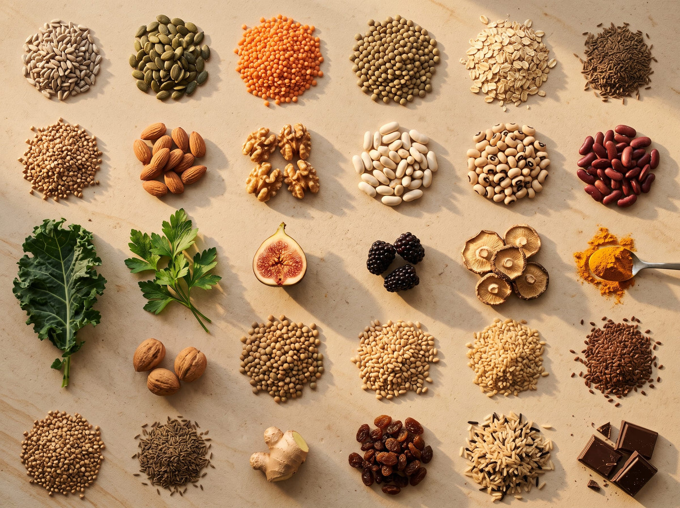 24 essential vitamins & minerals