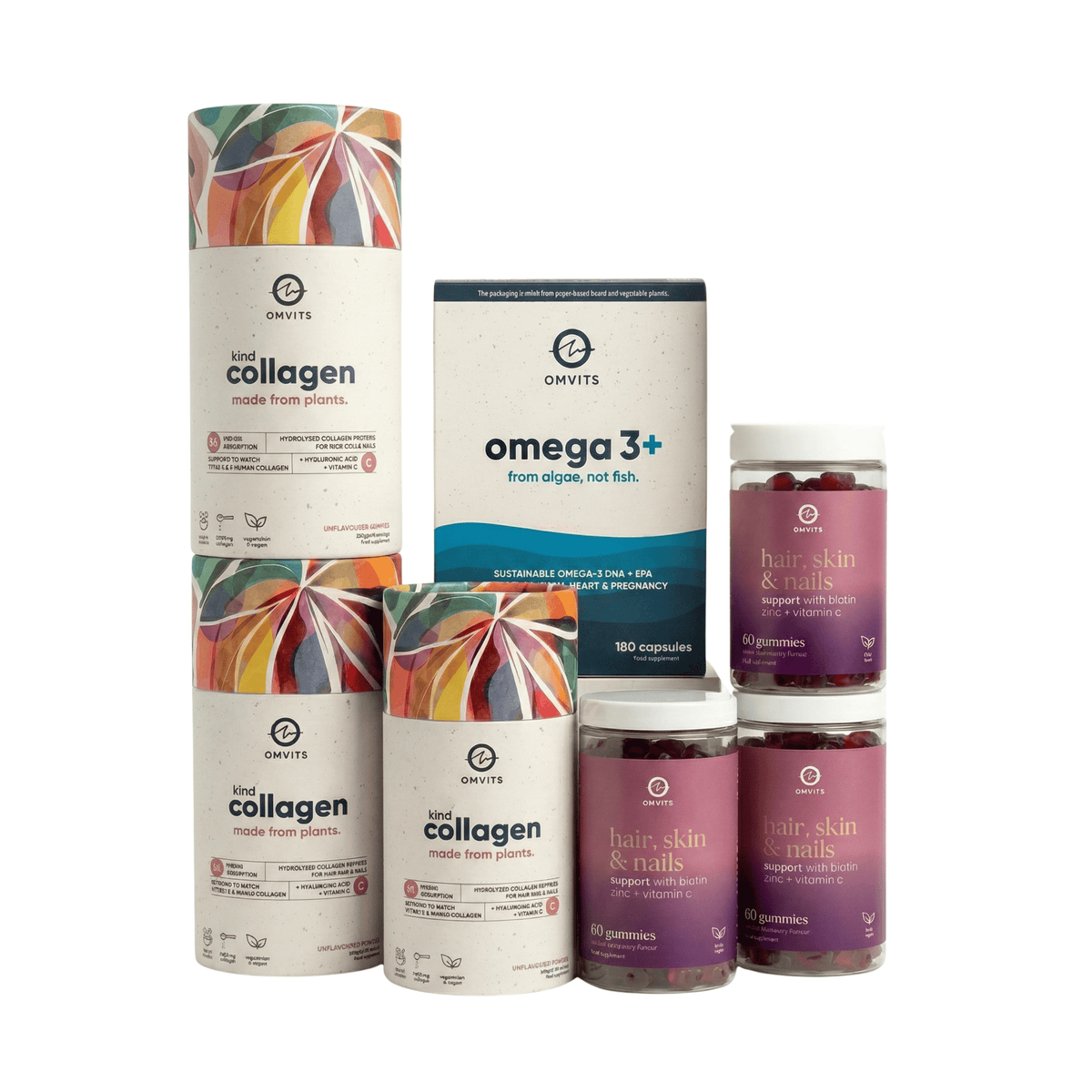 The &quot;Beauty from Within&quot; 3-Month Bundle  -  Omvits