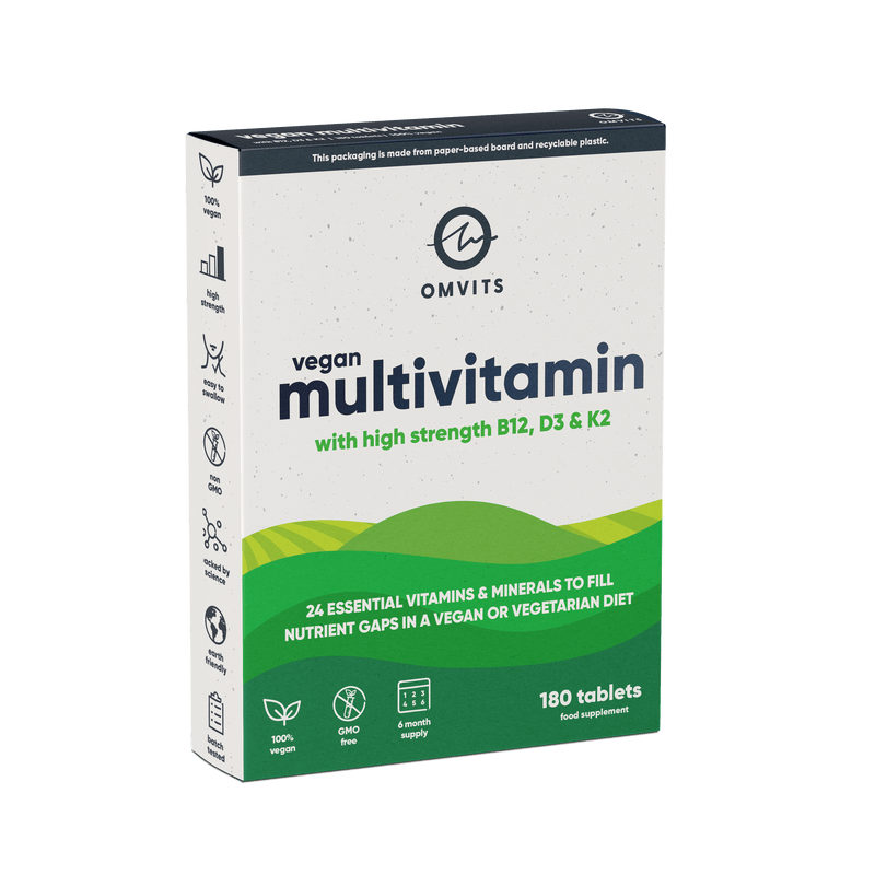Vegan Multivitamins & Minerals - 180 Tablets