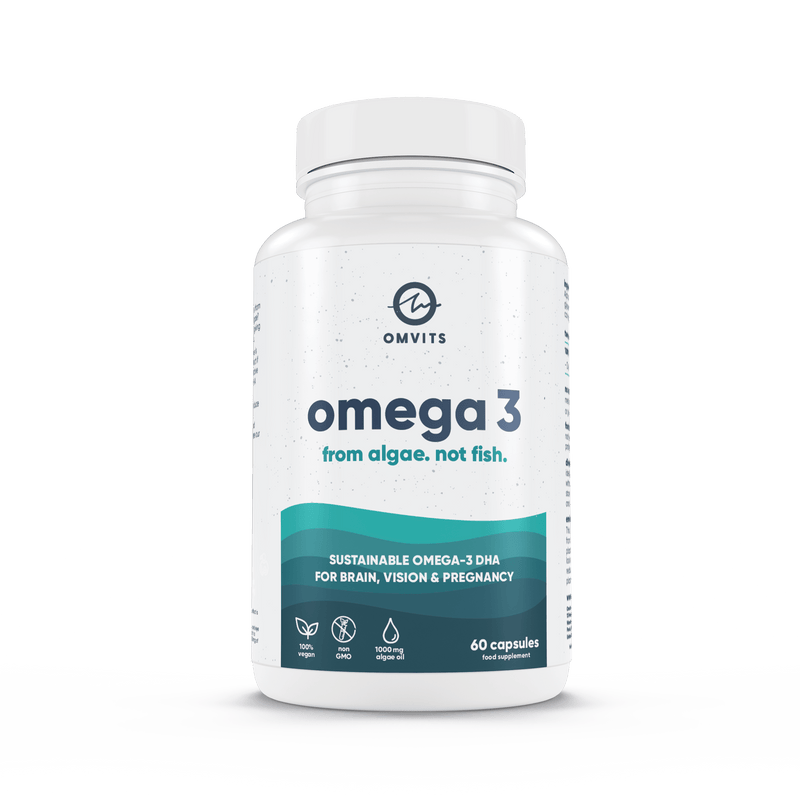 Vegan Omega 3 DHA - Algae Oil Capsules