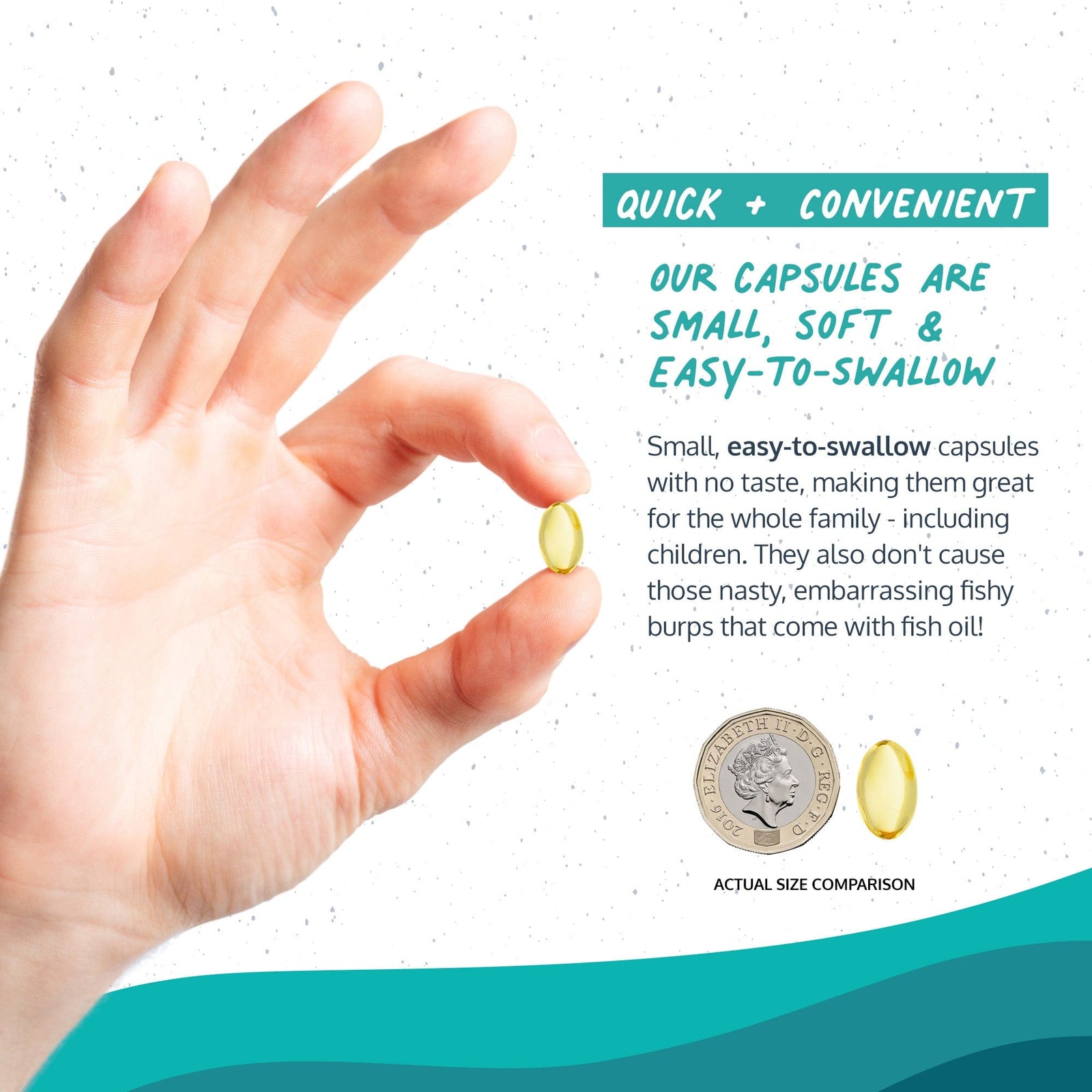 Vegan Omega 3 DHA - Algae Oil Capsules  -  Omvits