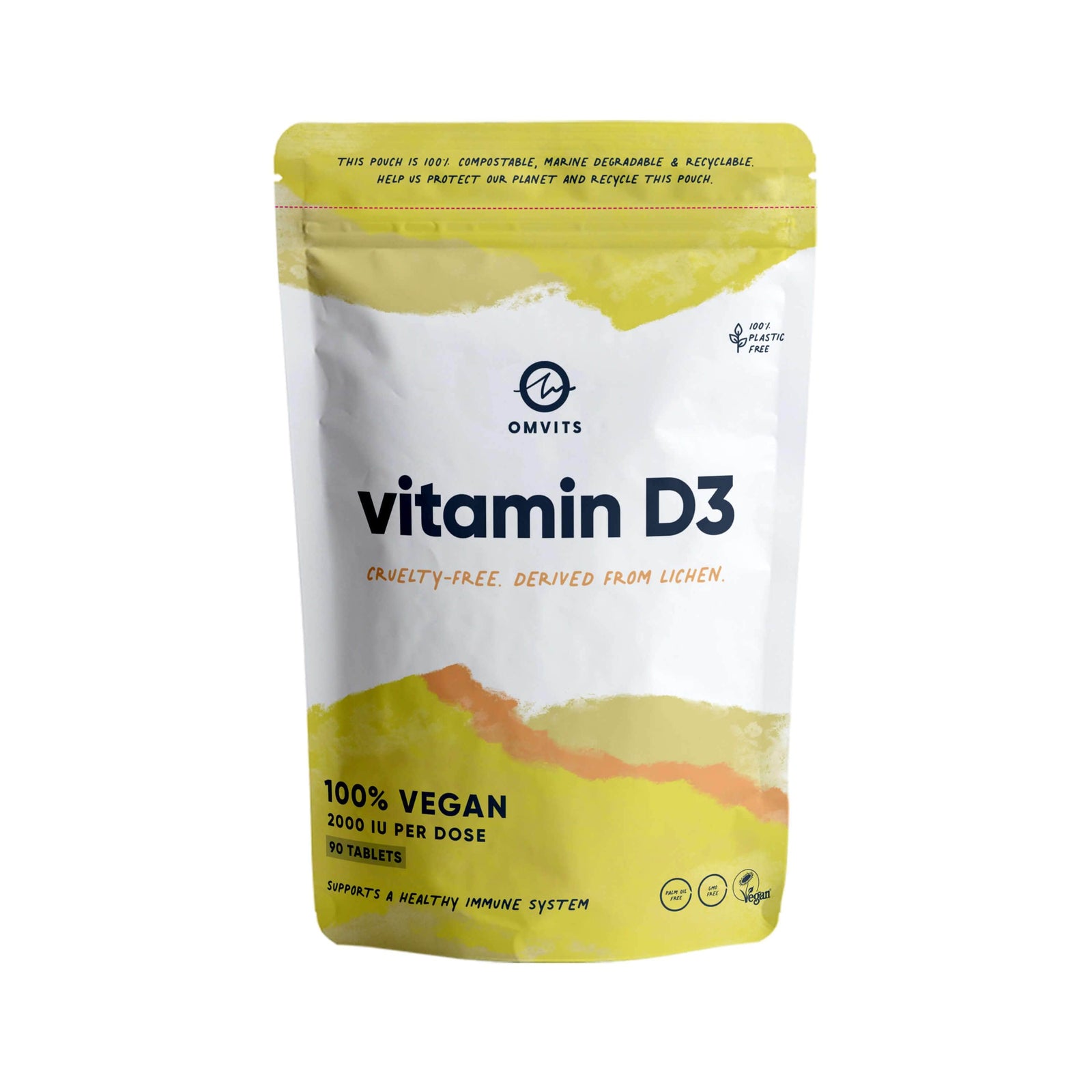 Vegan Omega 3 DHA Supplement | 60 Algae Oil Capsules | Omvits®